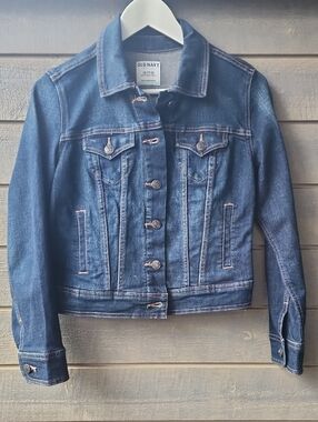 Nwot Old Navy Indigo Crop Denim Jacket